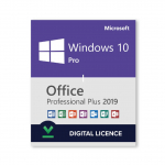 Windows 10 Pro + Microsoft Office 2019 Professional Plus Bundle - Digital Licences
