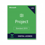 Microsoft Project Standard 2019 Digital Licence