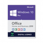 Windows 10 Pro + Microsoft Office 2019 Home and Business Bundle - Digital Licences