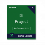 Microsoft Project Professional 2019 Digital Licence