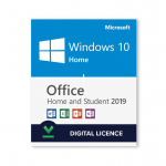 Windows 10 Home + Microsoft Office 2019 Home and Student Bundle - Digital Licences