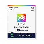 Adobe Creative Cloud Pro VIP incl. Adobe Stock | 1 Year per User | Digital Licence