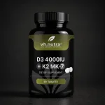 VH.Nutra D3-vitamiin 4000 IU + K2 MK-7 &ndash; 90 tabletti