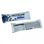PROTELINE - Riba - m&uuml;sli mustikatega, osaliselt glasuuritud kondiitritoodete glasuuriga (25g)