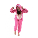 Onesie Kigurumi Roosa Stitch laste