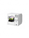 Spalvotas lipdukų spausdintuvas Epson ColorWorks C4000, Gloss Black Ink, cutter, ZPLII, USB, Ethernet
