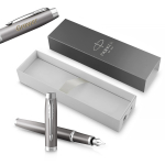 Parker IM Rituals Turquoise Grey (F) T&auml;itepliiats graveeringuga