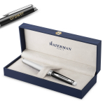 Waterman H&eacute;misph&egrave;re Color-Block Black-White CT (M) t&auml;itesulepliiats - 2202844 koos graveeringuga