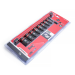 Shockwave l&uuml;hike l&ouml;&ouml;gimuhvide komplekt 3/8, kuusnurkne, 8 - 19 mm (9 tk) Milwaukee