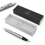 Parker IM Essential Stainless Steel CT pastapliiats graveeringuga