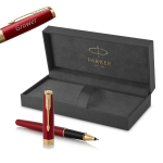 Parker Sonnet Red Lacquer GT Pastapliiats graveeringuga