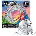 Sharpie Fine Top 27-osaline komplekt koos v&auml;rvikotiga