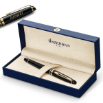 Waterman Expert Laka Black GT Rullpallipliiats graveeringuga