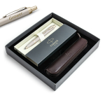 Parker IM Professionals Monochrome Champagne pastapliiats graveeringuga / kott / kinkekomplekt