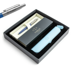 Parker Jotter Originals Blue BLUE DENIM kuulipliiats koos graveeringuga / &uuml;mbris / kinkekomplektiga