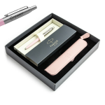 Parker Jotter Originals roosa PINK pastapliiats koos graveeringuga / &uuml;mbris / kinkekomplekt talle