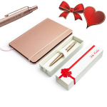 Parker Monochrome roosa pastapliiats 2122755 koos m&auml;rkmikuga, millele on graveeritud &bdquo;Sulle&rdquo; Valentini p&auml;eva kingituseks