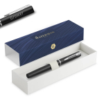 Waterman Allure/Graduate Black Matte CT (F) T&auml;itepliiats graveeringuga