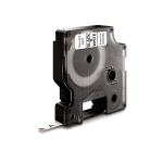 DYMO D1 lint 6mm x 7m / valge mustal (43613 / S0720780) &ndash; 5 tk.