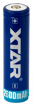 Xtar 18650 3.7V 2600mAh Li-Ion aku koos kaitsega