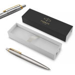 Parker Jotter Steel GT geelpliiats koos graveeringuga