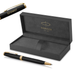 Parker Sonnet Matte Black GT Pastapliiats graveeringuga