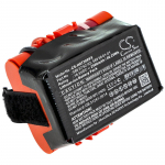 Aku Gardena 586 57 62-02 muruniidukitele R40, R50, R70, R80, McCulloch Rob R600 R100 R38Li 2017 R40Li 2014 R40Li 2017 R45Li 2017 R50Li 2017 R2010 2 500 mAh liitiumioon Husqvarna Automowerile