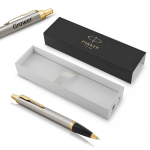Parker IM Brushed Metal GT Pastapliiats graveeringuga