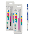 Parker komplekt: Jotter Originals Magenta T&auml;itepliiats + Pastapliiats + 1 Economy sinine pliiatsi t&auml;idis