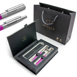 Parker Jotter Originals roosa t&auml;itesulepliiatsi komplekt elegantses kinkekarbis koos graveeringuga