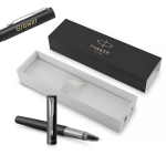 Parker Vector XL Black pastapliiats koos graveeringuga