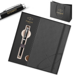 Parker IM Black CT t&auml;itesulepea (M) - 1931651 graveeringuga / Kingituskomplekt koos m&auml;rkmikuga