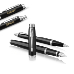 Parker t&auml;itepliiatsi ja pastapliiatsi komplekt IM Black CT graveeringuga