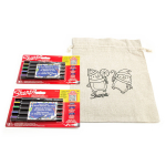 Sharpie akr&uuml;&uuml;lmarker komplekt 10 tk pintsliotsaga koos v&auml;rvipakiga