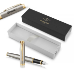 Parker IM Brushed Metal GT (F) T&auml;itepliiats graveeringuga