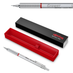 Automaatne pliiats Rapid Pro - Rotring - 0,5 mm, h&otilde;bedane 1904255 graveeringuga