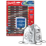 Sharpie akr&uuml;&uuml;lmarkerite komplekt 12 tk Earth Colours koos v&auml;rvikotiga