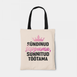 Riidest kott &bdquo;S&uuml;ndinud &scaron;oppama&ldquo;