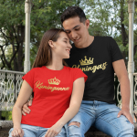 T-s&auml;rkide komplekt "Kuninglik paar"