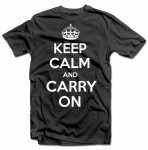 T-s&auml;rk "KEEP CALM AND CARRY ON"