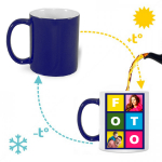 Maagiline sinine tass Sinu valitud pildiga