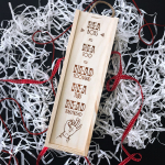 Puidust pudelikarp "Hea boss"