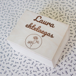 Puidust karp "Ehtelaegas" Sinu valitud nimega