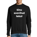Pusa Sinu soovitud tekstiga (ilma kapuutsita)