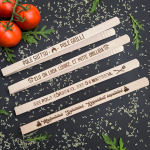 Puidust tangide komplekt &bdquo;Grillilaused&ldquo;