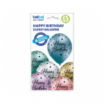 T&auml;pilised &otilde;hupallid "Happy birthday" (6tk)