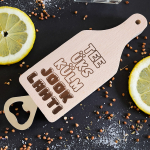 Pudeliavaja - l&otilde;ikelaud "Tee &uuml;ks k&uuml;lm jook lahti"