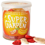 SUPER GARDEN k&uuml;lmkuivatatud maasika- ja banaanisegu, 29g
