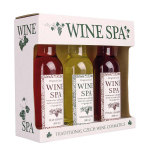 Kosmeetika kinkekomplekt "WINE SPA" (du&scaron;igeel 200ml + &scaron;ampoon 200ml + vannivaht 200ml)