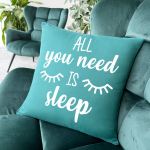 Dekoratiivpadi "All you need is sleep"